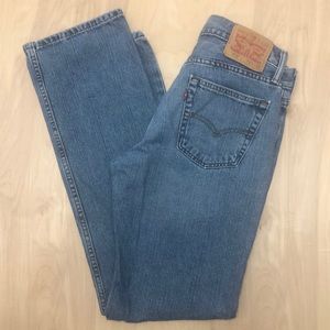 Levi's Mens 514 4177 Light Stonewash Blue Straight Fit Denim Jeans Size 29x32
